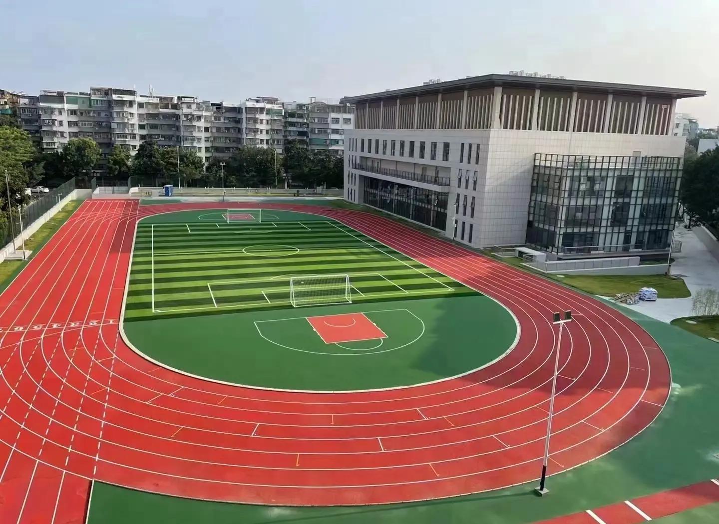 固原市人造草坪塑胶篮球场 - 厂家